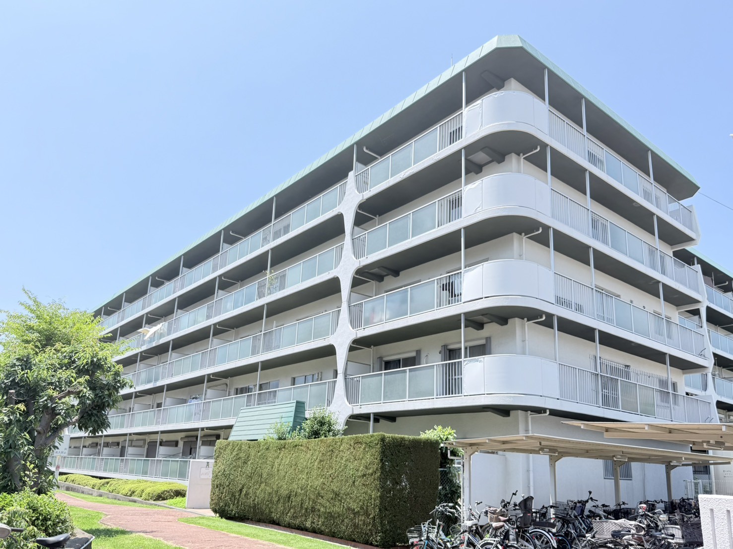 帝塚山グリーンハイツA棟5階部分